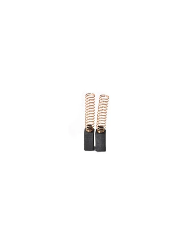 Jeu de 2 charbons adaptable pour BLACK & DECKER. Dimensions:6.35 x 6.35 x 13mm.