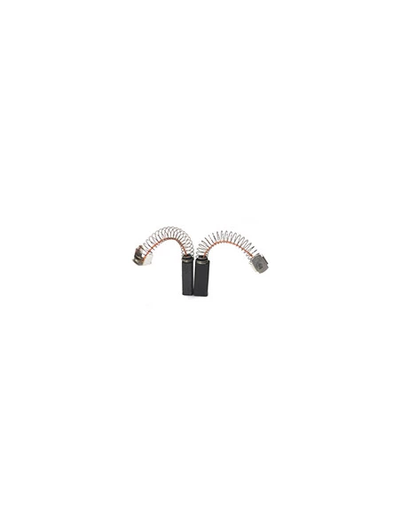 Jeu de 2 charbons adaptable pour BLACK & DECKER. Dimensions:6 x 8 x19,5mm.