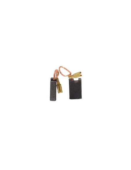 Jeu de 2 charbons adaptable pour AEG- ATLAS COPCO. Dimensions: 5 x 10 x 16mm.