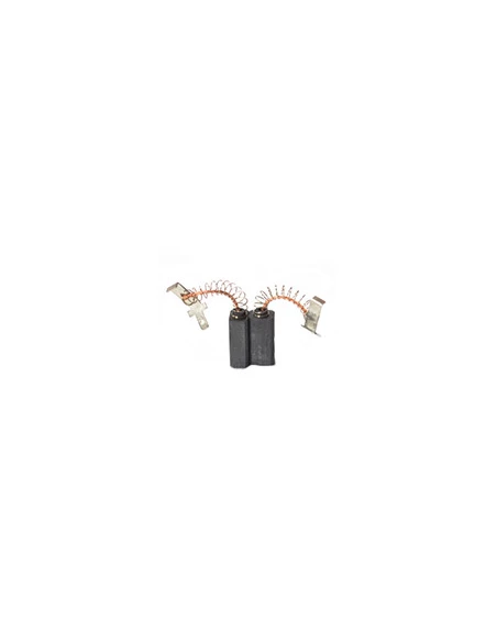 Jeu de 2 charbons adaptable pour AEG- ATLAS COPCO. Dimensions: 8 x 9 x 15mm.
