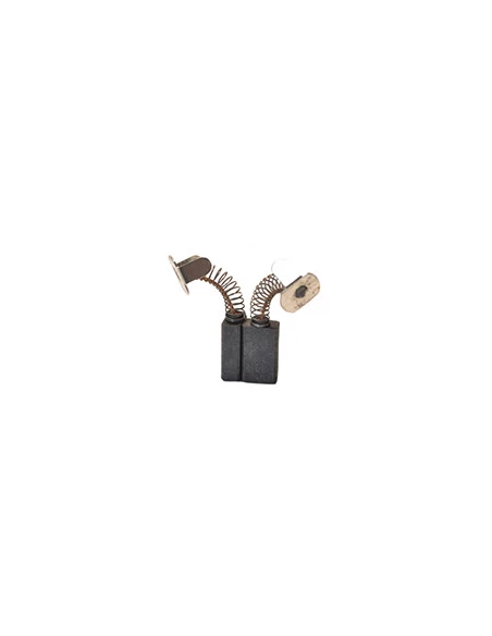 Jeu de 2 charbons adaptable pour VIRUTEX. Dimensions: 6.6 x 12 x 21mm.