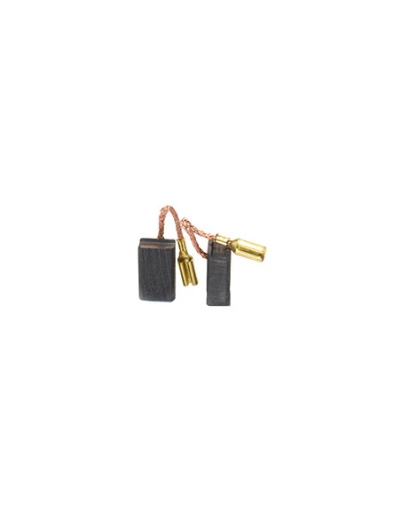 Jeu de 2 charbons adaptable pour SKIL. Dimensions: 5.5 x 8.5 x 14mm.