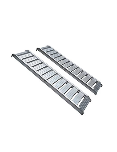 Jeu de 2 rampes alu droites Longueur 200cm, largeur 37cm, d'une capacité maximum de 1600kg/paire