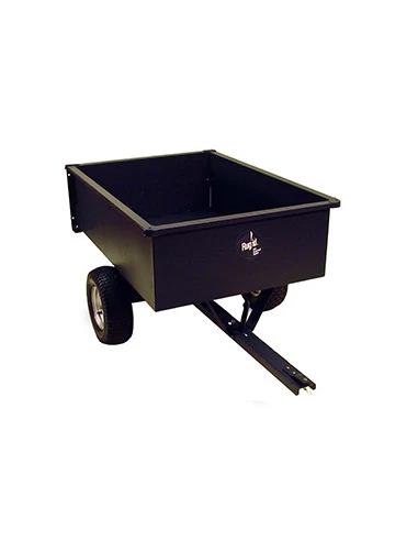 Remorque avec benne basculante en acier d'une capacité de charge maximale de 500kg Dimensions de la