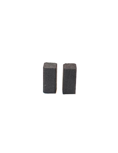 Jeu de 2 charbons adaptable pour PERLES. Dimensions: 5 x 8 x 12mm. -PL