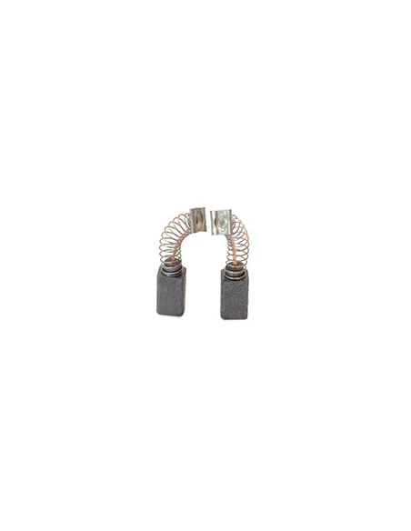 Jeu de 2 charbons adaptable pour HITACHI. Dimensions: 6.5 x 7.5 x 12mm. - PL