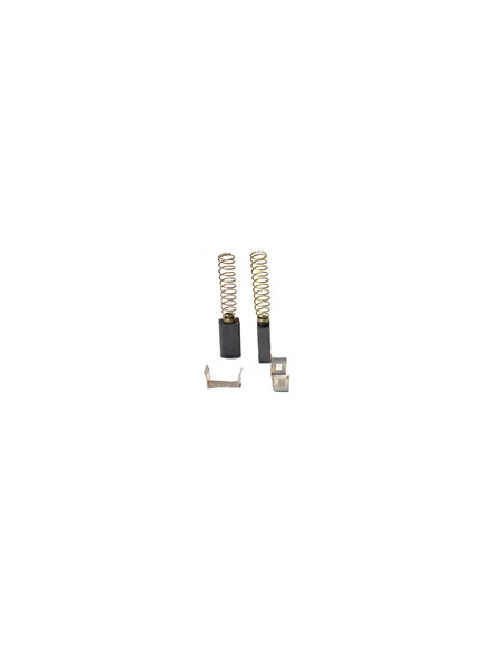 Jeu de 2 charbons adaptable pour BOSCH. Dimensions: 5 x 8 x 15mm.