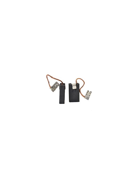 Jeu de 2 charbons adaptable pour BOSCH, SPIT. Dimensions: 6,3 x 12,5 x 22mm.