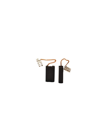 Jeu de 2 charbons adaptable pour BOSCH. Dimensions: 6,3 x 12,5 x 22mm.