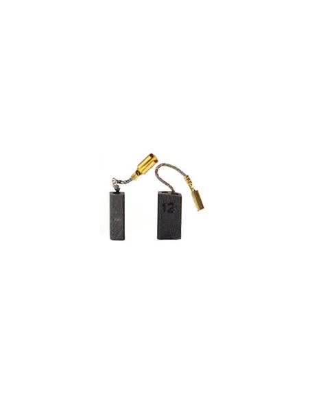 Jeu de 2 charbons adaptable pour BOSCH, HILTI. Dimensions: 5 x 8 x 15,5mm.