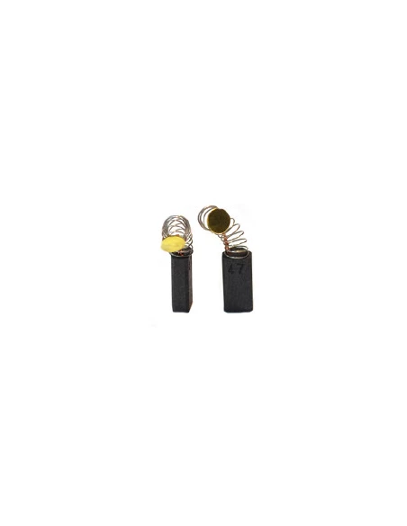 Jeu de 2 charbons adaptable pour BOSCH. Dimensions: 5 x 8 x 16mm.