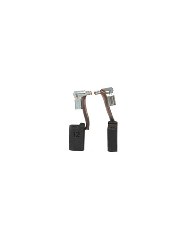 Jeu de 2 charbons adaptable pour AEG - ATLAS COPCO, MILWAUKEE. Dimensions: 5 x 8 x 12.5mm.
