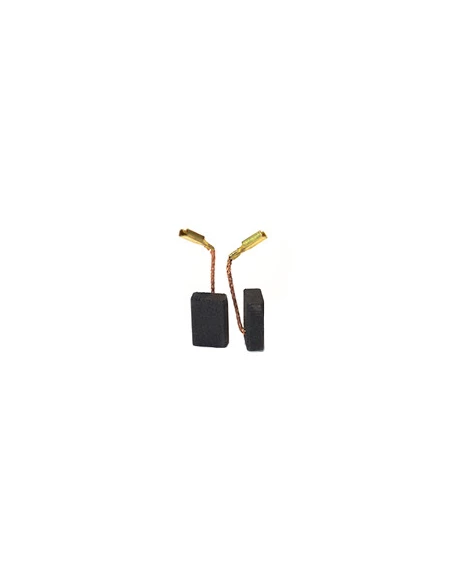 Jeu de 2 charbons adaptable pour CASALS. Dimensions: 5 x 10 x 14.5mm.