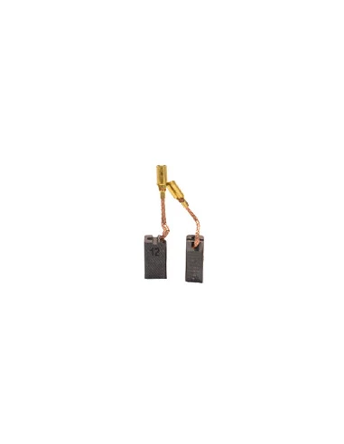 Jeu de 2 charbons adaptable pour FLEX. Dimensions: 6,3 x 8 x 15mm.