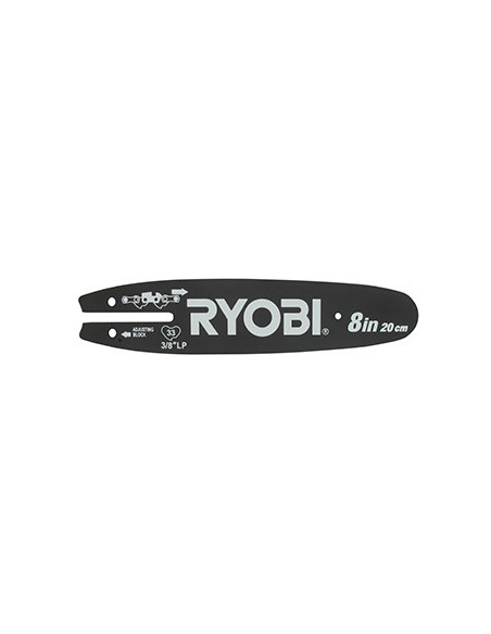 Guide origine Ryobi coupe 20 cm - 3/8LP 043'' (1,1 mm) 33E pour modèles RPP182015 (18V), OPP1820 (18V), RPP1820LI (18V) Origine