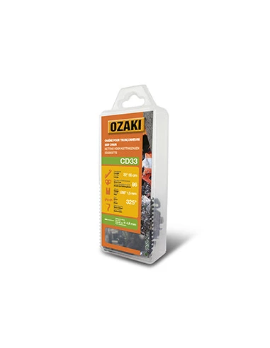Chaîne de tronçonneuse OZAKI sous coque semi carrée: 325 058 (1,5mm) 86 entraîneurs ( E86 )