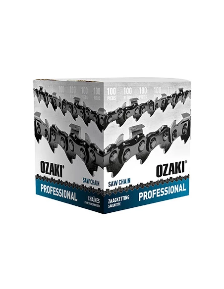 Rouleau de chaîne de tronçonneuse OZAKI semi carrée: 1/4'' 050 (1,3mm) 25 pieds