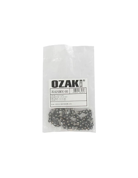 Chaîne de tronçonneuse OZAKI semi carrée 1/4'' 043 (1,1mm) mini 60 entraîneurs Equivalent chaîne pour élageuses avec guide carvi