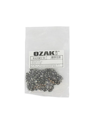 Chaîne de tronçonneuse OZAKI semi carrée 1/4'' 043 (1,1mm) mini 64 entraîneurs Equivalent chaîne STIHL type PM3 Adaptable sur mo