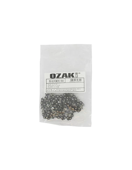 Chaîne de tronçonneuse OZAKI semi carrée 1/4'' 043 (1,1mm) mini 64 entraîneurs Equivalent chaîne STIHL type PM3 Adaptable sur mo