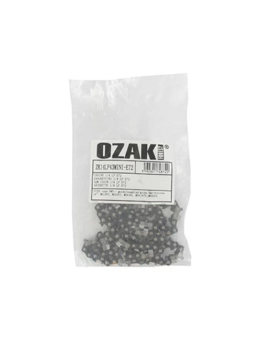 Chaîne de tronçonneuse OZAKI semi carrée 1/4'' 043 (1,1mm) mini 72 entraîneurs Equivalent chaîne STIHL type PM3 Adaptable sur mo