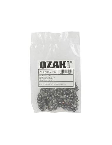 Chaîne de tronçonneuse OZAKI semi carrée 1/4'' 043 (1,1mm) mini 76 entraîneurs Equivalent chaîne pour élageuses avec guide carvi