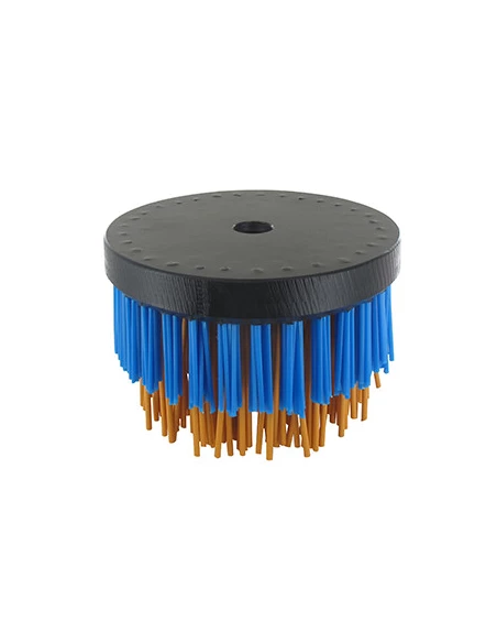 Tête brosse SENSITIV WIKRALON® pour débroussailleuses. Diamètre extérieure 150 mm, hauteur 70 mm, alésage 20,0 mm. Ne s'utilise