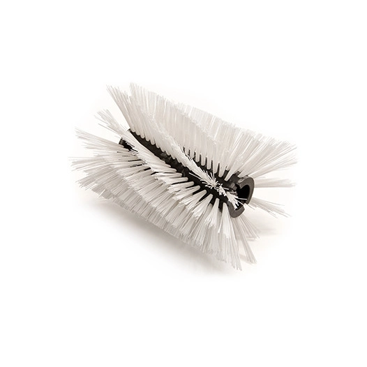 Brosse à neige type TWISTER adaptable TIELBURGER TK 18, 20, 32, 36, 38. Couleur blanche. 8x2 Spirale. Ø300 mm x L 300 mm. Largeu