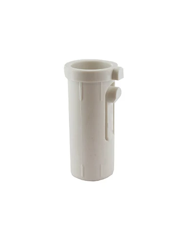 Douille/bague plastique adaptable pour rallonges de tubes de débroussailleuses, élagueuses ou peignes de récolte STIHL modèles F