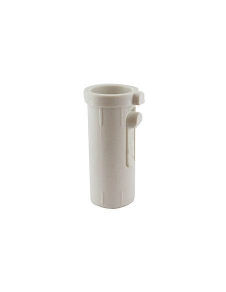 Douille/bague plastique adaptable pour rallonges de tubes de débroussailleuses, élagueuses ou peignes de récolte STIHL modèles F