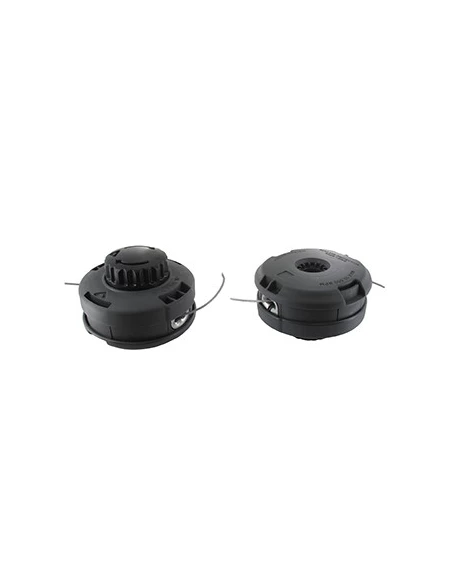 Tête fil nylon adaptable TECOMEC EASYFEED de diamètre 102mm à chargement rapide sans démontage, spéciale machines à batteries Li