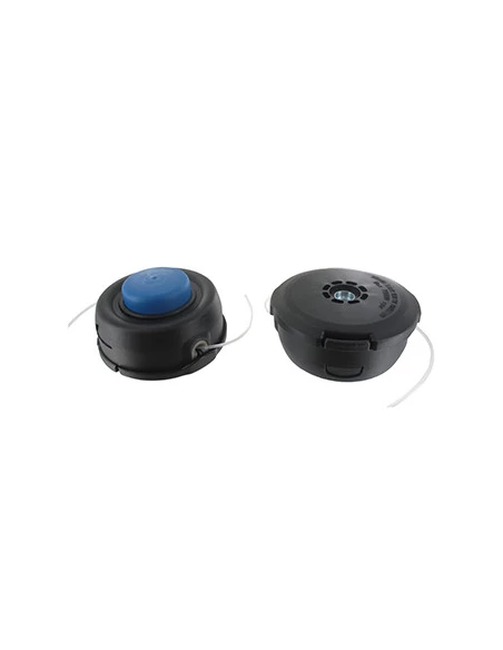 Tête complète double fil adaptable pour machines HUSQVARNA modèles T-35. Diamètre 115mm. Adaptateur filetage M12 x 1,75mm. Rempl