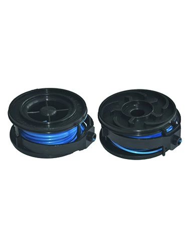Bobineau adaptable pour coupe bordure BOSCH modèles: ART25GSA, ART25GSAV, ART25Ergopower - QUALCAST - Livré avec fil de Ø: 1,6mm