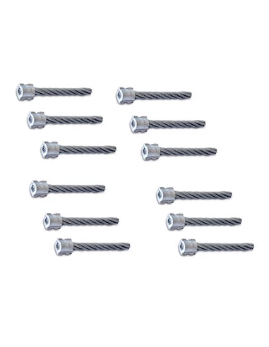 Jeu de 8 brins de rechange pour brosses de désherbage métal WEEDGO2