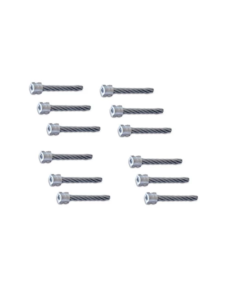 Jeu de 8 brins de rechange pour brosses de désherbage métal WEEDGO2