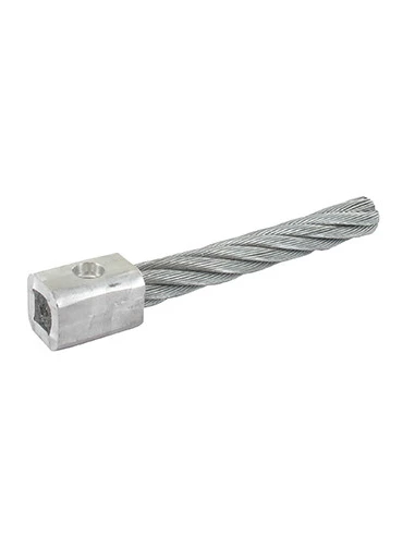 Brin de remplacement universel métallique Ø 14 mm. Longueur totale: 145 mm, tête 21,2 mm x 21,2 mm. Vendu à l'unité.