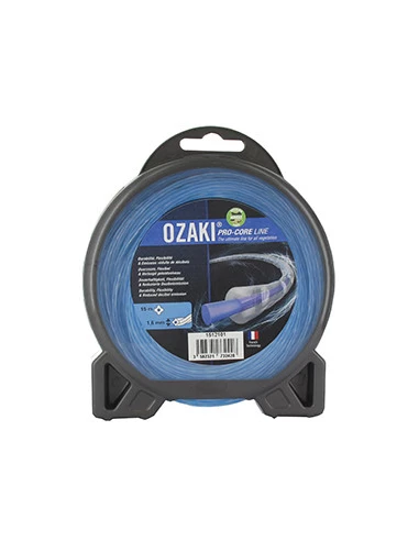 Coque fil nylon OZAKI PRO-CORE LINE. - Longueur: 15 m, Ø: 1,60mm.