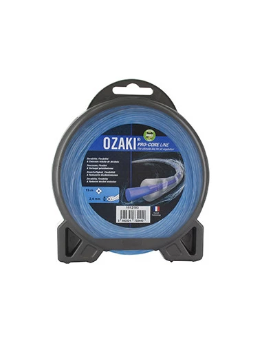 Coque fil nylon OZAKI PRO-CORE LINE. - Longueur: 15 m, Ø: 2,40mm.