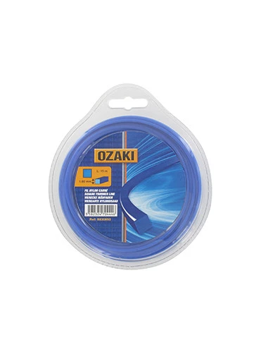 Coque fil nylon carré OZAKI - Longueur: 9m, Ø: 3,30mm