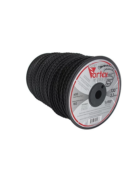 Bobine fil nylon copolymère VORTEX - Longueur: 183m, Ø: 3,30mm.