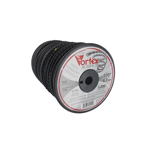 Bobine fil nylon copolymère VORTEX - Longueur: 110m, Ø: 4,30mm.