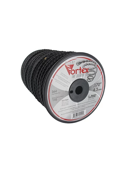 Bobine fil nylon copolymère VORTEX - Longueur: 110m, Ø: 4,30mm.