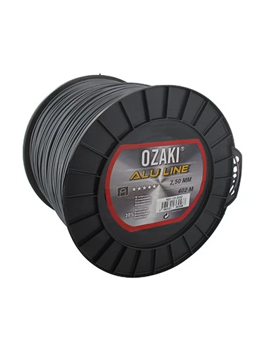 Bobine fil nylon OZAKI ALU LINE - Longueur: 402m, diamètre : 2,50mm