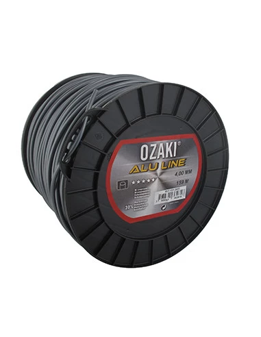 Bobine fil nylon OZAKI ALU LINE - Longueur: 159m, diamètre: 4,00 mm.