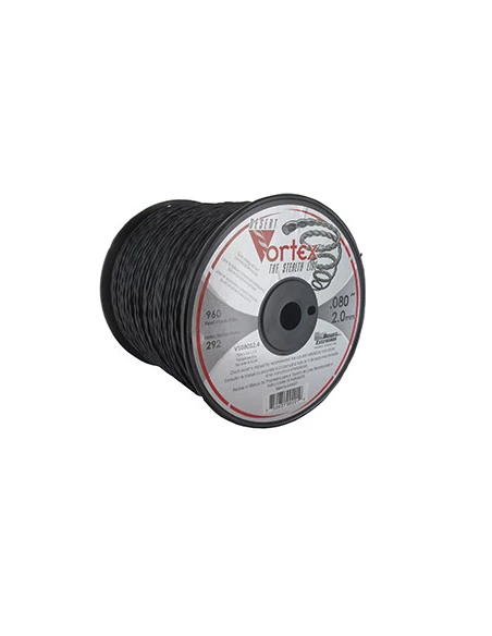 Bobine fil nylon copolymère VORTEX - Longueur: 292,6m, Ø: 2,00mm.