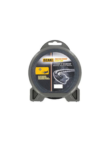 Fil nylon hélicoïdal OZAKI TWISTED POWER SILENT LINE, Ø: 2,7mm, L: 36m.
