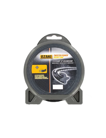 Fil nylon hélicoïdal OZAKI TWISTED POWER SILENT LINE, Ø: 3,0mm, L: 56m.