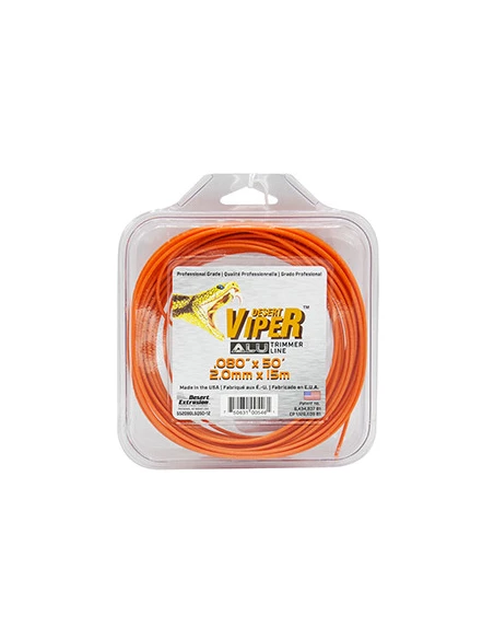 Fil Desert Viper Alu rond Ø2,0 x 15 m - orange.