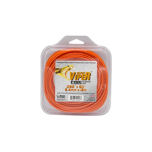 Fil Desert Viper Alu rond 2,4 x 15 m - orange.
