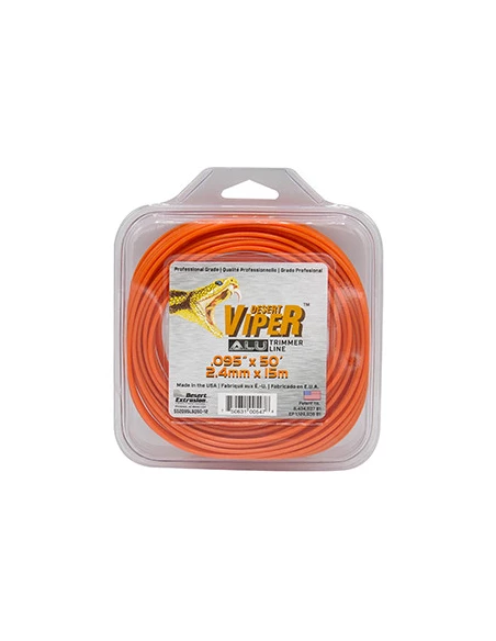 Fil Desert Viper Alu rond 2,4 x 15 m - orange.